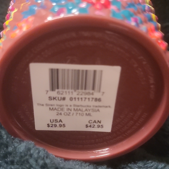 Starbucks 2024 Multicolor Patterned Tumbler - Picture 3 of 6